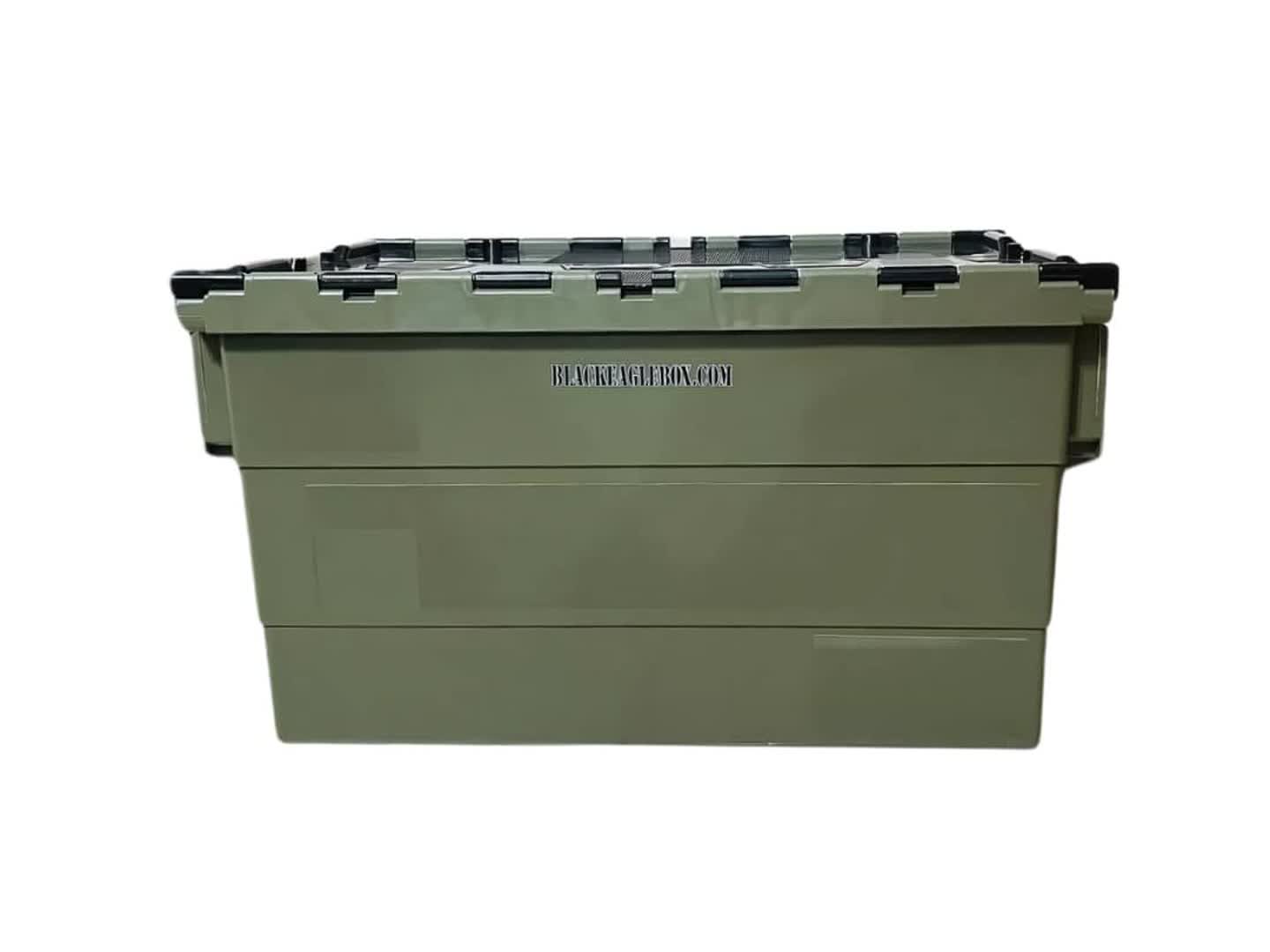 جعبه سوپرمارکتی درب دار پلاستیکی 1 جعبه سوپرمارکتی درب دار پلاستیکی