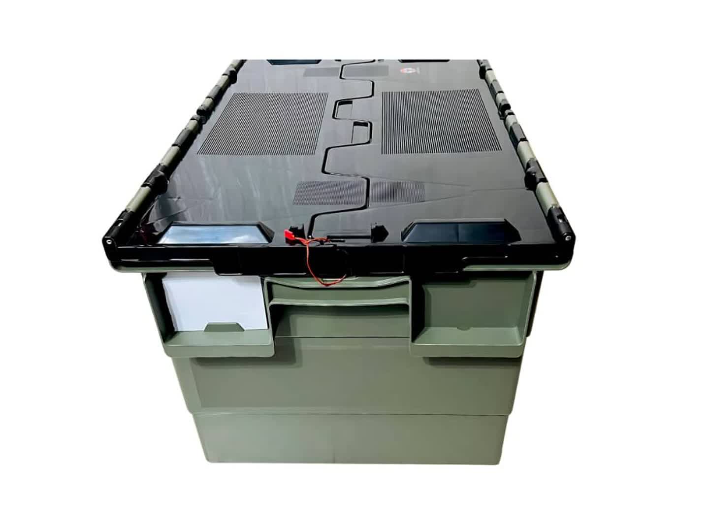 جعبه سوپرمارکتی درب دار پلاستیکی 5 photo15149564506